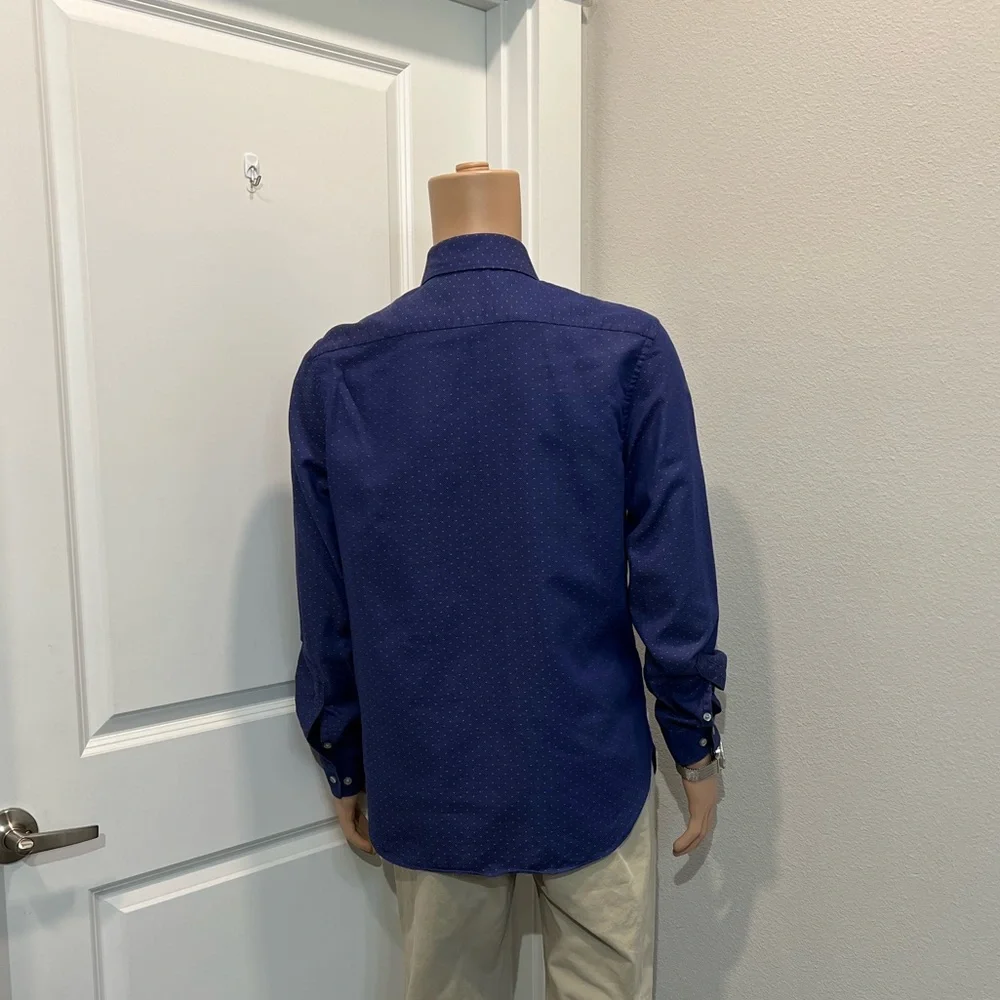 Michael Kors Slim Fit Dress Shirt, Size 16- 34/35 - Picture 7 of 9